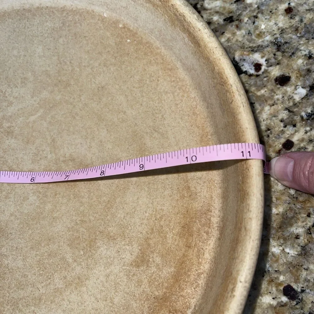 Pampered Chef Family Heritage Stoneware 11” Round Deep Dish Baker Dinner~Dessert